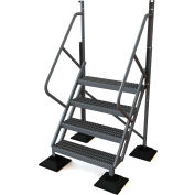 U-Design Rooftop Platforms - 4-Step 50 Degree Incline Ladder - URTL504