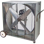 48" 1 Speed 1 HP 230/460V 3-Phase Open Drip Proof Motor Belt Drive Box Fan PVI4815-X