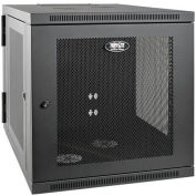 Tripp Lite 12U SmartRack Server-Depth Wall-Mount Rack Enclosure Cabinet, Hinged Back
