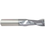 Import 2 Flute HSS Sq AL End Mill 5/16" Dia 3/8" Shank 2" Flute 3-3/4" OAL