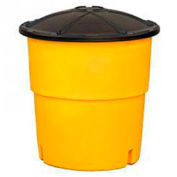 TrafFix Devices Big Sandy® 48000 Series, 1,400 lb Capacity Barrel With Lid, 48140-0