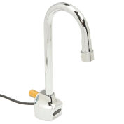 T&S® EC-3101 ChekPoint Electronic Faucet, Wall Mount, Gooseneck, 2.2 GPM, Chrome