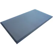 24 Wide, Rhino Mats, Industrial Smooth Anti-Fatigue Mat, Black, 1/2  Thick, Choose Length 