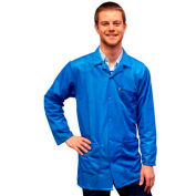 Transforming Technologies ESD 3/4 Length Jacket, Snap Cuff, Light Blue, X-Small