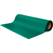 Transforming Tech MT4500 Series ESD Rubber Matting, 0.080" Thick, 30"W Full 50 Ft Roll, Green