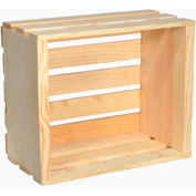 Small Wood Crate 12-1/4"W x 9-1/2"D x 6-1/4"H 2 Pc - Natural - Pkg Qty 2