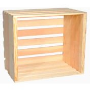 Medium Wood Crate 15"W x 12-1/4"D x 9-1/2"H 2 Pc - Natural - Pkg Qty 2
