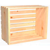 Large Wood Crate 18-1/2"W x 14-3/4"D x 12-1/2"H 2 Pc - Flowerpot - Pkg Qty 2