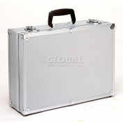 TZ Case, Business/Office Case, 18"L x 13"W x 6"H, Metal Riveted Corners, Silver Dot