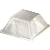 Rubber Bumper Pad for Appliances - Square - Clear - 0.230" H x 0.500" W - BS03 - Pkg of 5000