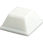 Rubber Bumper Pad for Appliances - Square - White - 0.230" H x 0.500" W - BS03 - Pkg of 5000