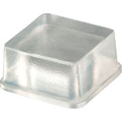 Rubber Bumper Pad for Appliances - Square - Clear - 0.380" H x 0.780" W - BS04 - Pkg of 2000