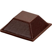 Rubber Bumper Pad for Appliances - Square - Black - 0.300" H x 0.810" W - BS19 - Pkg of 2646
