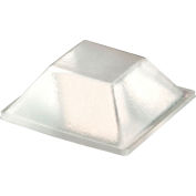 Rubber Bumper Pad for Appliances - Square - Clear - 0.300" H x 0.810" W - BS19 - Pkg of 2646