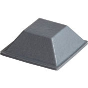 Rubber Bumper Pad for Appliances - Square - Gray - 0.300" H x 0.810" W - BS19 - Pkg of 2646
