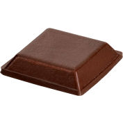 Rubber Bumper Pad for Appliances - Square - Brown - 0.120" H x 0.500" W - BS32 - Pkg of 5000