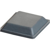 Rubber Bumper Pad for Appliances - Square - Gray - 0.120" H x 0.500" W - BS32 - Pkg of 5000