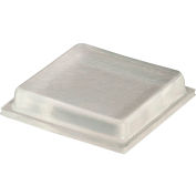 Rubber Bumper Pad for Appliances - Square - Clear - 0.180" H x 1.000" W - BS36 - Pkg of 2310