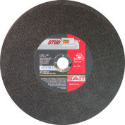 United Abrasives - Sait 24050 Cut Off Wheel Type 1 Stud King 14" x 3/32" x 1" Aluminum Oxide - Pkg Qty 10