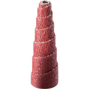 United Abrasives - Sait 38306 Full Taper Cartridge Roll 3/8" x 1-1/2" x 1/8" 60 Grit Aluminum Oxide - Pkg Qty 100