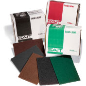 United Abrasives - Sait 77486 Sand-Light Hand Pad 6 " x 9" White Non-Woven Light Duty - Pkg Qty 20