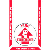 Accuform PSR529 Slip-Gard™ Floor Marking Kit - Fire Extinguisher, Keep Clear