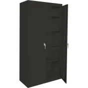 Plastic Storage Cabinet 36x22x72 - Light Gray