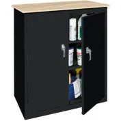 Plastic Storage Cabinet 36x22x46 - Black