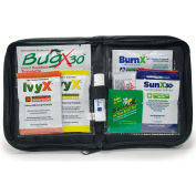 CoreTex® 91553 Professional Outdoor Skin Protection Kit, 14 Items, Single Person, Refill - Pkg Qty 12