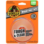 Gorilla Tough & Clear Mounting XL Tape, 1" x 150" - Pkg Qty 6