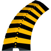 UltraTech 1840 Ultra-Sidewinder®, Cable Protector, Large, 34" x 13 5/8" x 2 1/8" Black/ Yellow