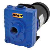 AMT 2822-95 1.5&quot; Cast Iron Self-Priming Centrifugal Pump, Buna-N Seal, 1.5hp ODP, 3 Phase Motor