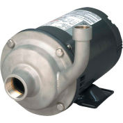 AMT 5487-98 1.5" x 1.25" High Volume SS Straight Centrifugal Pump, Viton Seal, 1.5hp 3 Phase TEFC