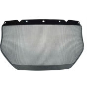 MSA V-Gard® Wire Mesh Visor w/Plastic Edge, 7-1/2" x 17", 10116557