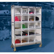 Unex® SpeedCartt 24"x60"x63", Back To Back, 40 Cells 13-1/2"x11-1/2"x11"