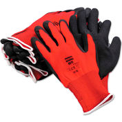 NorthFlex Red™ Nylon with Foam PVC, Gloves, NF11/10XL, 12 Pairs