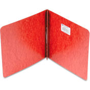 ACCO Pressboard Report Cover, Prong Clip, 8-1/2 x 8-1/2, 2" Capacity, Red