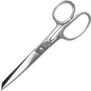 Clauss 10257 Forged Nickel Plated Straight Office Scissors, 8"