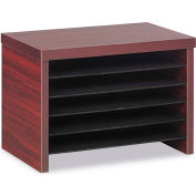 Alera Under Counter File Organizer Shelf for Valencia Series - 15-3/4"W x 10"D x 11"H - Mahogany