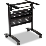 Alera® Training Table Base, Modesty Panel, 24w x 20d, Black - Valencia Series