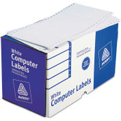 Avery® Dot Matrix Printer Shipping Labels, 1 Across, 2-15/16 x 5, White, 3000/Box