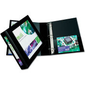 Avery® Framed View Binder with One Touch EZD Rings, 2" Capacity, Black