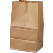 Paper Grocery Bags #20 Squat, 8-1/4"W x 5-15/16"D x 13-3/8"H, Kraft, 500 Pack
