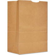 Paper Grocery Bags 1/6 BBL, 12"W x 7"D x 17"H, Kraft, 400 Pack