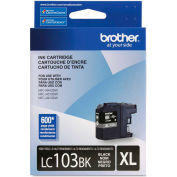 Brother® LC103BK, LC-103BK, Innobella High-Yield Ink, 600 Page-Yield, Black
