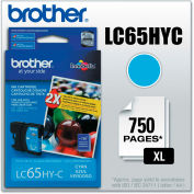 Brother® LC65HYC (LC-65HYC) Innobella High-Yield Ink, 750 Page-Yield, Cyan