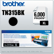 Brother® TN315BK (TN-315BK) High-Yield Toner, 6,000 Page-Yield, Black