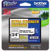 Brother® P-Touch® TZe Extra Strength Labeling Tape, 3/4'"W, Black on White