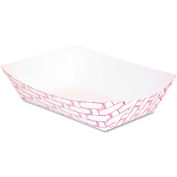 Boardwalk® Paper Food Baskets, 4 Oz. Capacity, Red/White