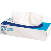 Boardwalk Facial Tissue, Flat Box, 100 Sheets/Box, 30 Boxes/Case - BWK6500